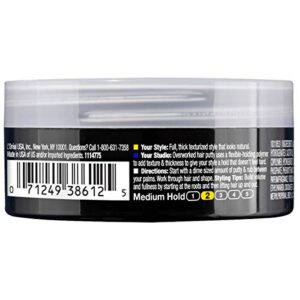 L'Oreal Paris Studio Line Overworked Hair Putty, 1.7 Ounce (Pack of 5)