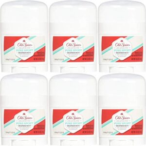 Old Spice High Endurance Antiperspirant Deodorant, Pure Sport, Travel Size 0.5 Ounce (Pack of 6)