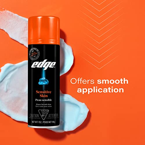 Edge Sensitive Skin Shaving Gel Twin Pack, 2 x 198g