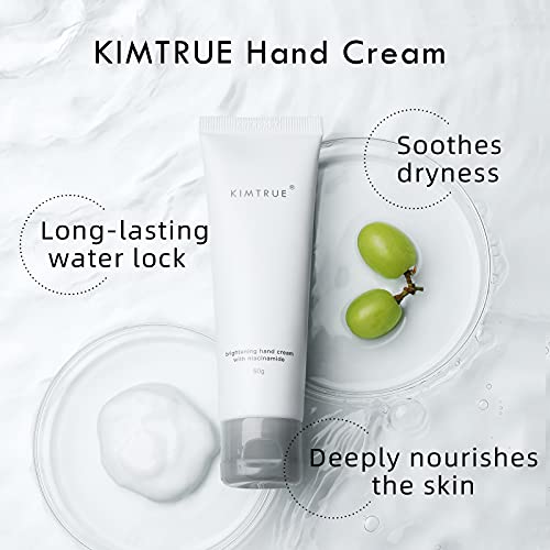 Kimtrue Body Lotion with Hyaluronic Acid 300ml & Hand Cream for dry hands with Niacinamide and 2% Tranexamic acid