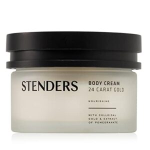 STENDERS Detox Salt Body Scrub & Deep Moisturizing Gold Body Cream For Women. Perfect body care set. Effectively Cleanses, Nourishes and Moisturizes the Skin.