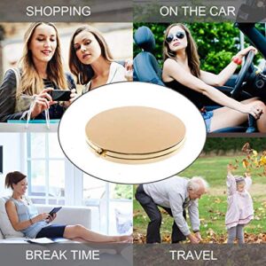 MIHAGUTY Magnifying Compact Mirror for Purses with 2 x 1x Magnification, Folding Mini Pocket Double Sided Travel Makeup Mirror, Perfect for Purse, Pocket
