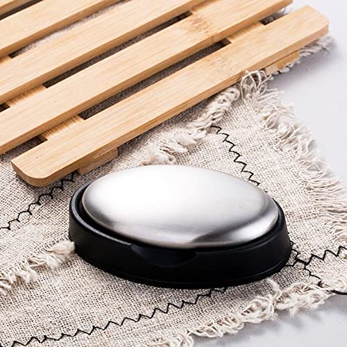 5 Packs Stainless Steel Bar Soap, Metal Soap Bar Odor Removing Bar, Remove Odor of Onion, Garlic and Fish