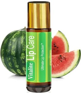 lip balm – roller ball, original lip balm for dry cracked lips, women & men, lip balm gloss, lip moisturizer, natural lip balm for men, lip care products for lip repair- watermelon lip plum