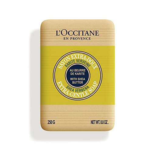 L'Occitane Extra-Gentle Vegetable Based Soap Enriched with Shea Butter - Verbena, 8.8 oz.