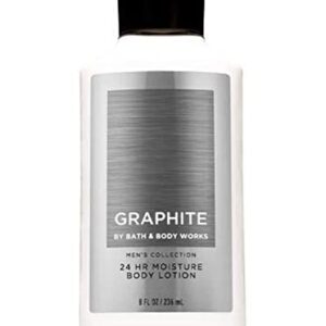 Bath and Body Works, Signature Collection Body Lotion Graphite For Men, 8 Ounce