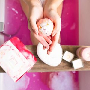 Bath Bombs - 6 Organic Essential Oil Bath Bomb Gift Set Handmade Spa Fizzies Bath Bomb, Natural Bath Bombs With Cocoa & Shea Butter, Moisturizes Dry Skin Premium Nature