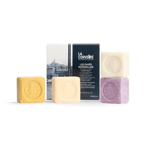 La Corvette, gift box set - 4x125g Marseille soaps