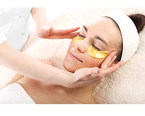 25 Pairs Gold Eye Mask Power Crystal Gel Collagen Masks, Great For Anti Aging, Dark Circles & Puffiness