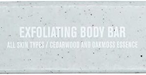 Baxter of California Exfoliating Body Bar Soap for Men with Cedarwood and Oak Moss Essence | For All Skin Types | Buffs Out Dry Skin and Boosts Cell Renewal | 7 ounces | Holiday Gift Guide