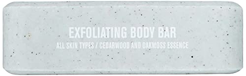 Baxter of California Exfoliating Body Bar Soap for Men with Cedarwood and Oak Moss Essence | For All Skin Types | Buffs Out Dry Skin and Boosts Cell Renewal | 7 ounces | Holiday Gift Guide