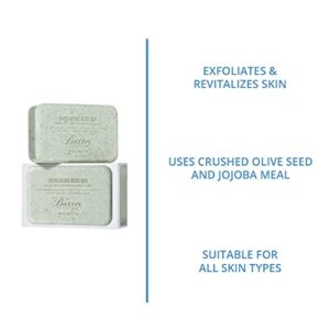 Baxter of California Exfoliating Body Bar Soap for Men with Cedarwood and Oak Moss Essence | For All Skin Types | Buffs Out Dry Skin and Boosts Cell Renewal | 7 ounces | Holiday Gift Guide