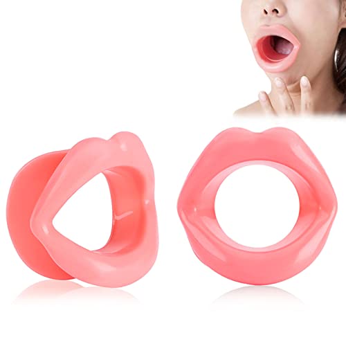 Silicone Face Slimmer Mouth Tightener Rubber Anti-wrinkle Anti-aging Mouth Muscle Tightener Face Exercise Lips Trainer Face-lift Beauty Tool, Face Exerciser, Facial Yoga for Skin Tighten Firm