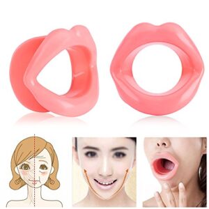 Silicone Face Slimmer Mouth Tightener Rubber Anti-wrinkle Anti-aging Mouth Muscle Tightener Face Exercise Lips Trainer Face-lift Beauty Tool, Face Exerciser, Facial Yoga for Skin Tighten Firm