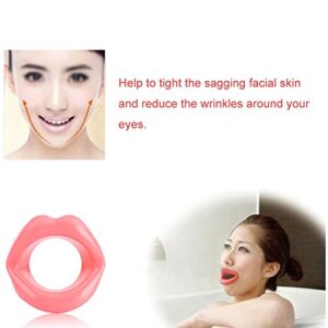 Silicone Face Slimmer Mouth Tightener Rubber Anti-wrinkle Anti-aging Mouth Muscle Tightener Face Exercise Lips Trainer Face-lift Beauty Tool, Face Exerciser, Facial Yoga for Skin Tighten Firm