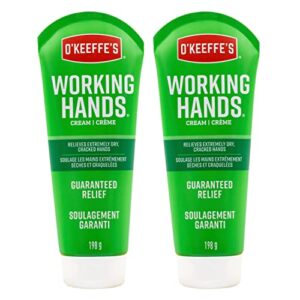 o’keeffe’s working hands hand cream, 7 ounce (198g) tube, (pack of 2)