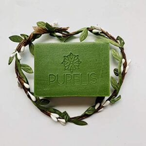 Purelis Mens Soap Bar Gift Set. Set of 6 Aromatherapy, Moisturizing Soap Bars. Natural. Organic Ingredients. Deep Cleansing, Repairs Skin. Handmade Face, Hand, Body Soap for Men. Sulfate Free!