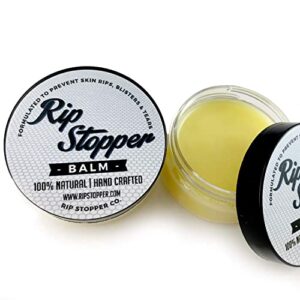 Rip Stopper Balm for Gymnastics 2oz | Athlete Hand Care Helps Repair Skin Rips, Tears and Prevent Blisters | 100% Natural | Promote Healing Damaged, Dry or Cracked Hand & Finger Skin