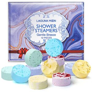 𝐎𝐑𝐆𝐀𝐍𝐈𝐂 aromatherapy shower steamers – 12pc variety pack pure essential oil bombs – self care, nasal relief, relaxation, pampering vapor shower tablets for home spa, gifts for men, women, moms