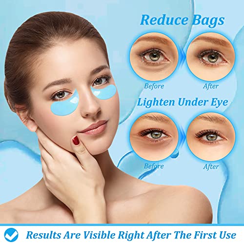 OUOYYO Eye Mask(60 PCS),Hyaluronic Acid Eye Mask,Under Eye Patches for Dark Circle Wrinkle and Puffy Eyes,Eye Mask for Face Care,Beauty&Personal Care