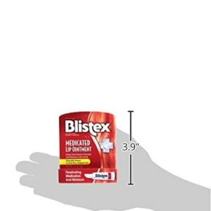 BLISTEX Medicated Lip Ointment, 0.21 Oz (Pack of 3)