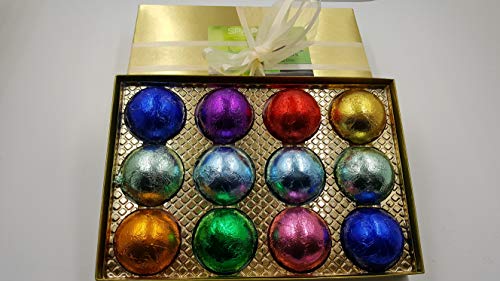 Spa Pure Aromatherapy Shower Bombs: Gold Box Rejuvenating Steamers Tablets, Bomb, Vaporizing Soothers Bath Melt for Women, Men, Organic (12 Count) Pack of 1