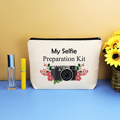 Photography Lover Gifts Makeup Bag Photography Gifts Camera Cosmetic Bag Graduation Christmas Birthday Gifts for Friend Sister Photographer Photography Lover Inspirational Gifts Travel Makeup Bag