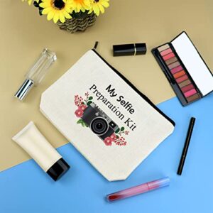 Photography Lover Gifts Makeup Bag Photography Gifts Camera Cosmetic Bag Graduation Christmas Birthday Gifts for Friend Sister Photographer Photography Lover Inspirational Gifts Travel Makeup Bag