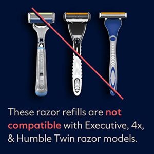 Dollar Shave Club | Replacement Club Series Razor Handles | Pack of 2 (Handles Only), Weighty Metal & Rubber Grip, Easy Grip, Smooth Black Finish, NOT COMPATIBLE WITH HERITAGE RAZOR BLADES