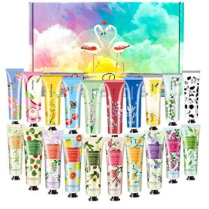 smobea 20 pack x 30ml plant fragrance hand cream gift set, mini natural plant fragrance hand lition moisturizing daily travel size hand cream, deeply hydrating & nourishing non-greasy natural aloe