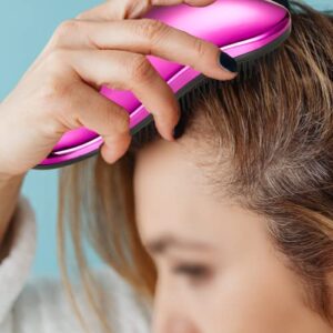 Wet or Dry Hair Brush Detangler for All Hair Types, WYNK Detangling Hair Brush, No Pain Tangle Free Hair Brush for Adults and Kids, Comb & Hair Brush for Natural, Curly, Straight (2 Pack, Green&Black)
