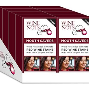 Wine Nots Wine Stain Remover Tablets Brighten Your Smile Prevents Wine Stained Lips and Teeth Pack of 12