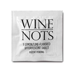 Wine Nots Wine Stain Remover Tablets Brighten Your Smile Prevents Wine Stained Lips and Teeth Pack of 12