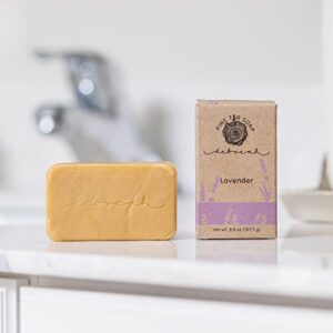 Debreah Lavender Pine Tar Bar Soap for Men and Women, Handmade, Vegan, Cold Process, Face And Body Soap, Lavender smell