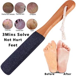 Kinepi Foot File Callus Remover Foot Scrubber,Professional Pedicure Foot Rasp Removes Cracked Heels,Dead Skin,Corn,Hard Skin,Pumice Stone for Feet Scraper File Brush Tools for Wet and Dry Feet