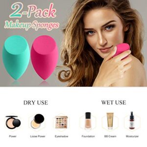 Makeup Sponge Beauty Sponge Blending Sponge Foundation Sponge (2 Count)