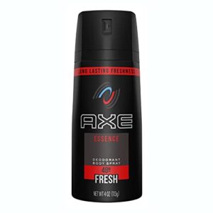 axe body spray for men, essence, 4 oz