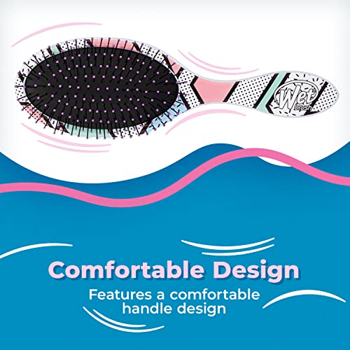 Wet Brush Original Detangler Brush - Throwback, Level Up - All Hair Types - Ultra-Soft IntelliFlex Bristles Glide Through Tangles with Ease - Pain-Free Comb for Men, Women, Boys and Girls