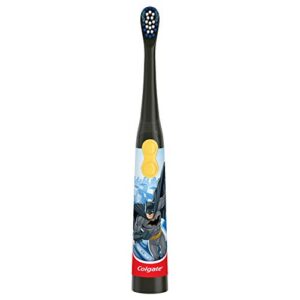 Colgate Kids Battery Powered Toothbrush, Batman, Extra Soft Toothbrush, Ages 3 and Up, 1 Pack