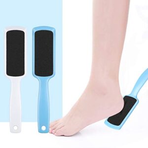 3 Pieces Colossal Foot Files Kit Foot Scrubber Foot Rasp and Double-Sided Heel File Pedicure Tools Callus Remover Stainless Steel Feet Scraper Foot Grater for Dead Skin Professional