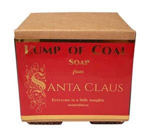 wfg waterfall glen soap company, llc, charcoal lump of coal soap with cocoa butter, body soap, natural soap, vegan soap