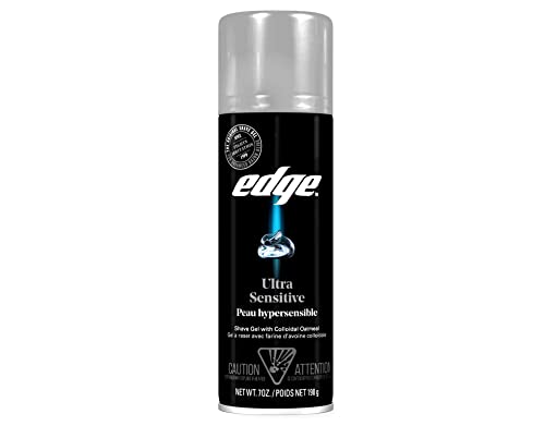 Ultra Sensitive Shave Gel Men Shave Gel by Edge, 7 Ounce