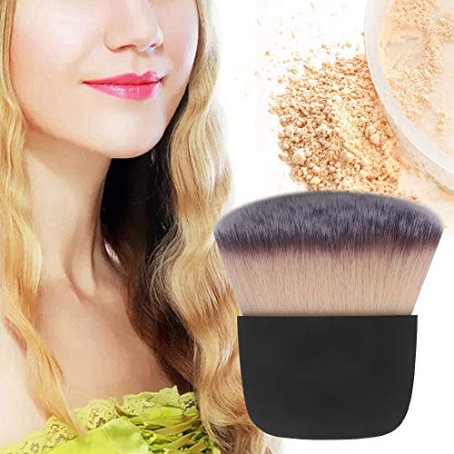 Mini Makeup Brush Soft Hair Loose Powder B Brush base Brush Beauty Tool for Blending Liquid, Cream or Powder Cosmetics (Black)