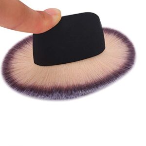 Mini Makeup Brush Soft Hair Loose Powder B Brush base Brush Beauty Tool for Blending Liquid, Cream or Powder Cosmetics (Black)