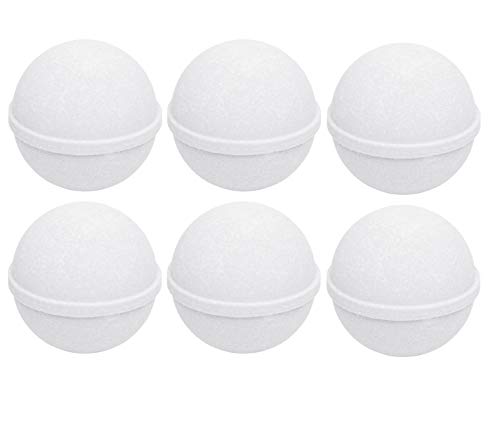 Bath Bombs with Epsom Salt, Peppermint and Baking Soda - Scientifically Formulated for Muscle Recovery - All Natural Fast Relief from Muscle Soreness After Workouts - Handmade in USA - 6 Pack/Set