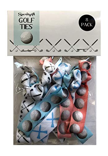 8 Piece Golf Gift Hair Ties - Golf Gifts for Men, Golf Accessories for Men Prime, Golfing gifts for Men, Gifts for Golfers, Golf Gifts for Women, Gifts for a Golfer