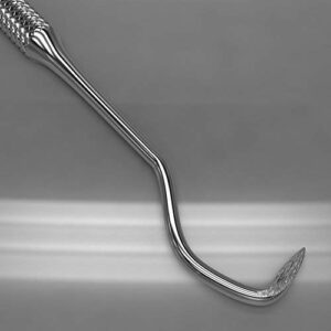 Dental Plaque Remover Tool for Teeth Cleaning - Tooth Scraper for Plaque and Tartar Remover Tool - Dentist's Stainless Steel Dental Scaler Scraper Pick