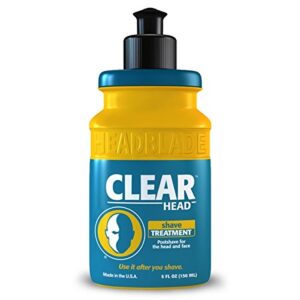 headblade clearhead men’s refreshing post shaving aftershave lotion help prevent ingrown hair & irritation – 5oz