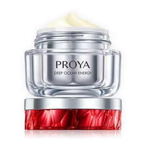 proya skincare collagen peptides face moisturizer 2.0, day and night face cream for oily skin, anti-aging face neck chest moisturizer to smooth skin and reduce wrinkles 1.8 oz
