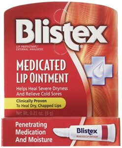 blistex medicated lip ointment 0.21 oz (pack of 6)